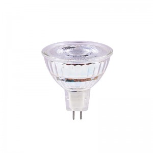 Ampoule LED en verre à angle de faisceau étroit de 36 degrés