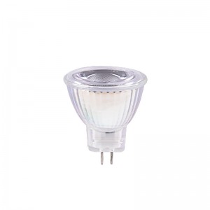 Ampoule LED en verre à angle de faisceau étroit de 36 degrés