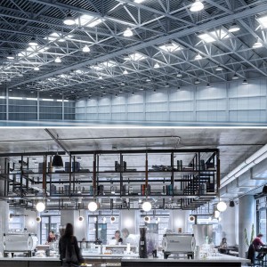 Luci industriali a LED con angolo del fascio di 180°