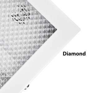 Diamant/frosted paneler Valgfri LED panel lamper