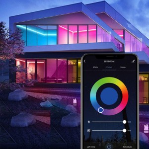 Strisce luminose LED intelligenti RGB decorative flessibili