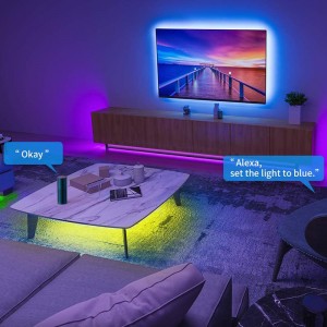 Flexibla dekorativa RGB Smart LED Strip-ljus