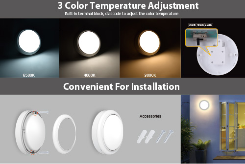 IK08-Tri-color-LED-Waterproof-الحاجز-أضواء -6