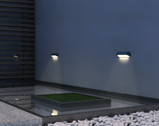 Modernit säänkestävät älykkäät LED-seinälamput (2)