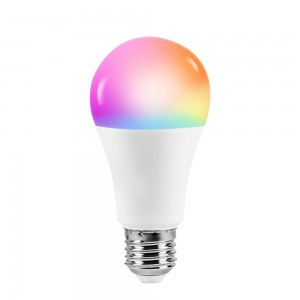 Lâmpada inteligente de LED com mudança de cor RGB CCT