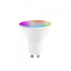 Bombilla inteligente LED que cambia de color RGB CCT