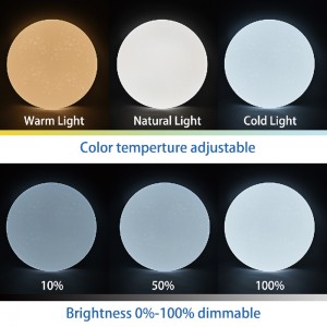 RGB CCT stmívatelné inteligentní LED stropní svítidla