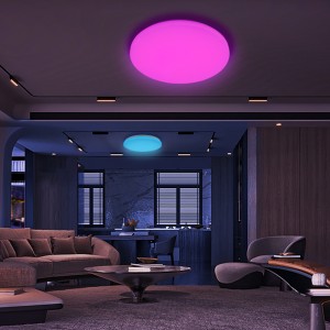 RGB CCT عكس الضوء أضواء LED السقف الذكية