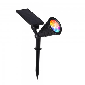RGB CCT Rotatable Smart Garden Solar Spike Light
