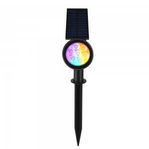 RGB CCT Rotatable Smart Garden Solar Spike Light