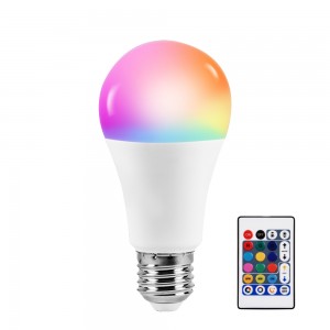 Lampadina WIFI cambia colore RGB con controller IR