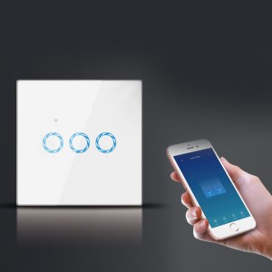 Wrażliwy inteligentny przełącznik dotykowy Tuya WiFi