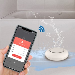 Sensor de fugas de agua con sonda de inducción doble