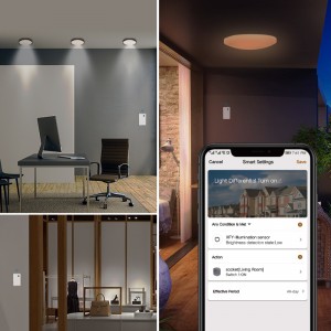 Sensore di illuminazione WiFi con ampio raggio di rilevamento